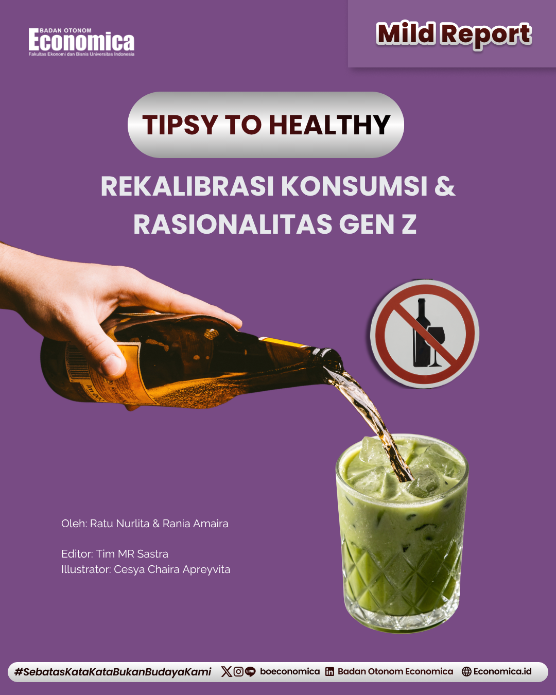 Tipsy to Healthy: Rekalibrasi Konsumsi dan Rasionalitas Gen Z dalam Redefinisi Identitas Sosial