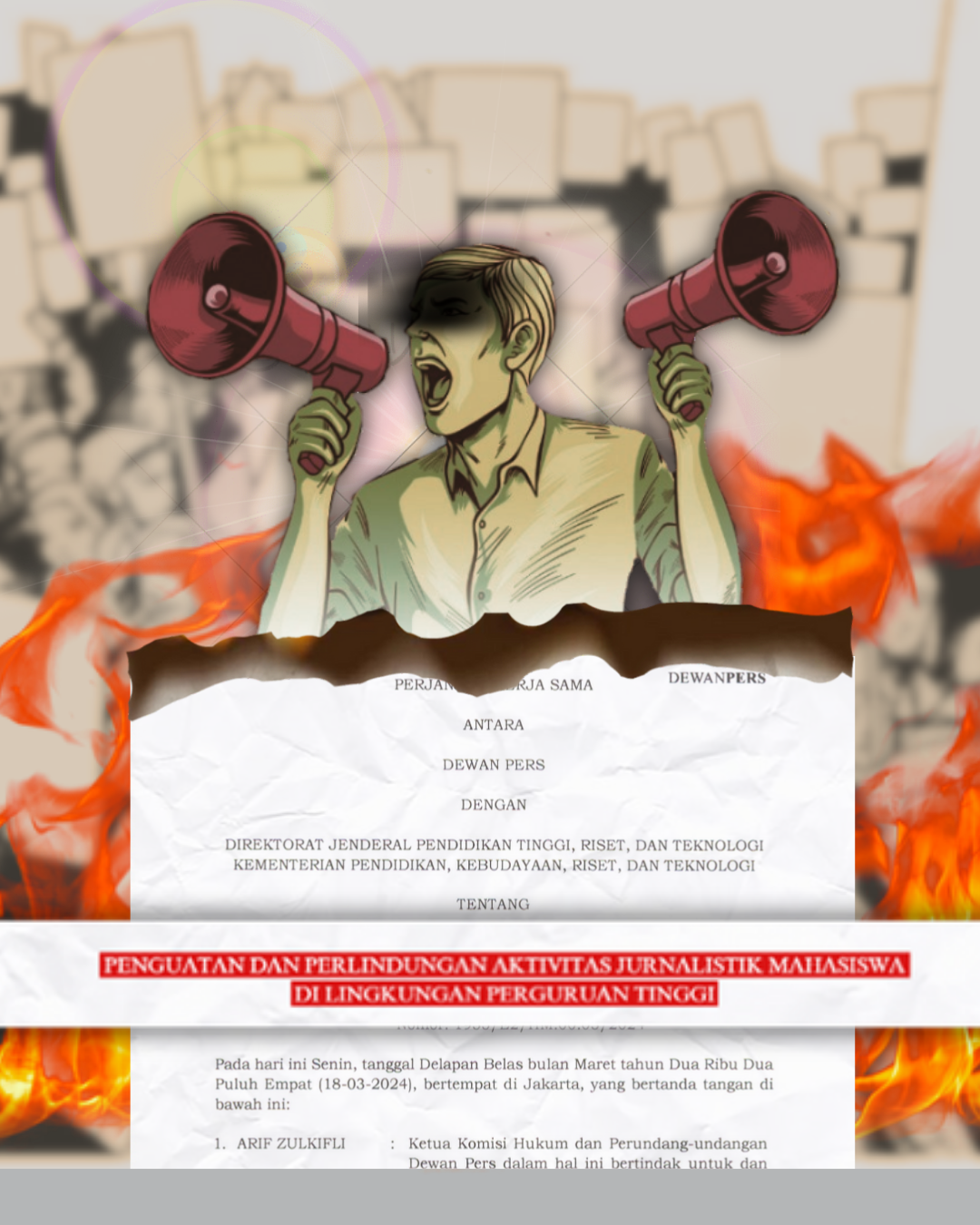 Jejak Gerilya Pers Mahasiswa dalam Mengawasi Kebijakan Kampus yang Ugal-Ugalan