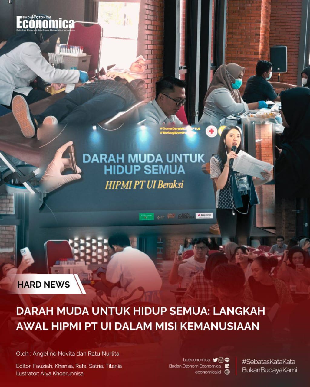 Darah Muda untuk Hidup Semua: Langkah Awal HIPMI PT UI dalam Misi Kemanusiaan