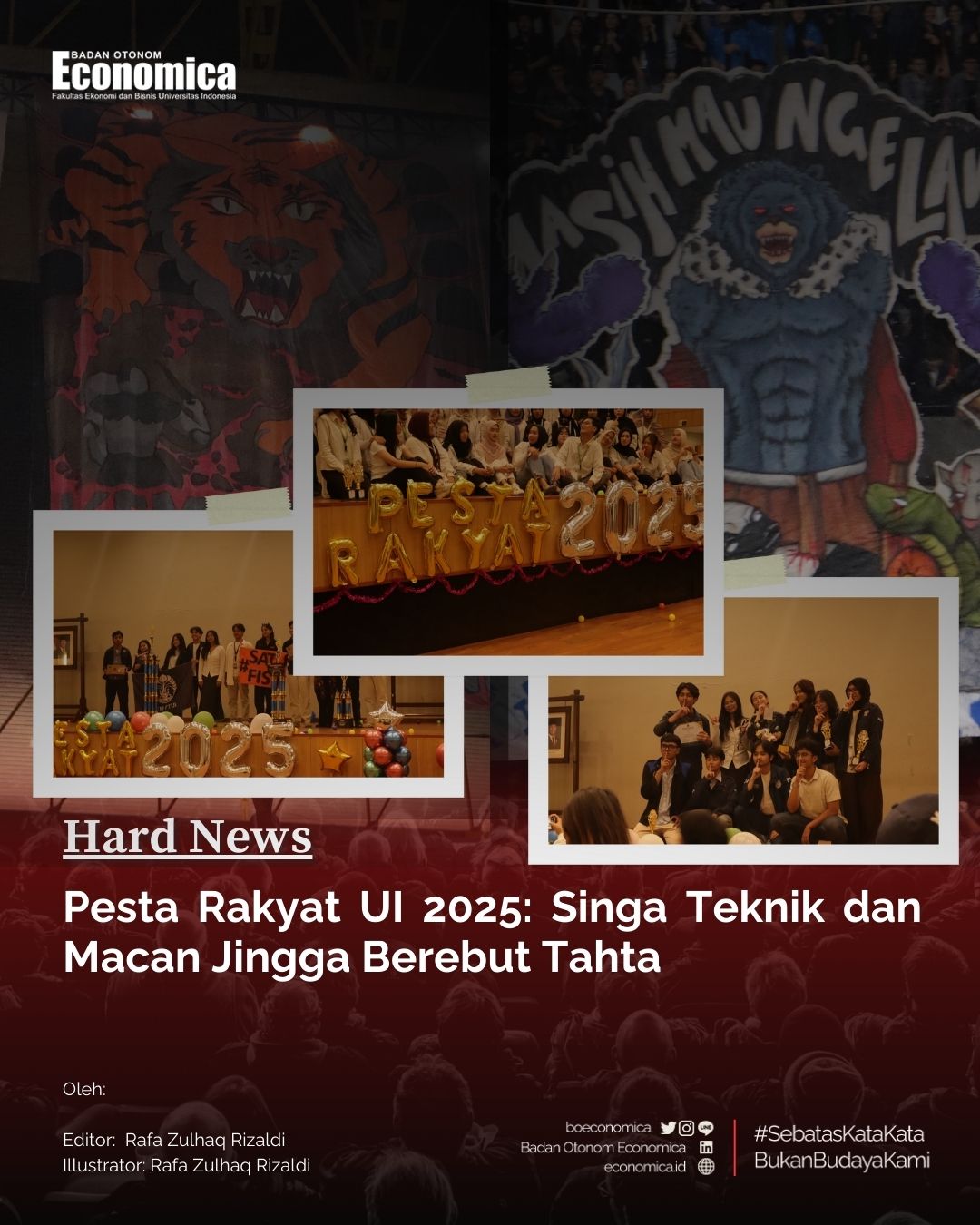 Pesta Rakyat UI 2025: Singa Teknik dan Macan Jingga Berebut Tahta