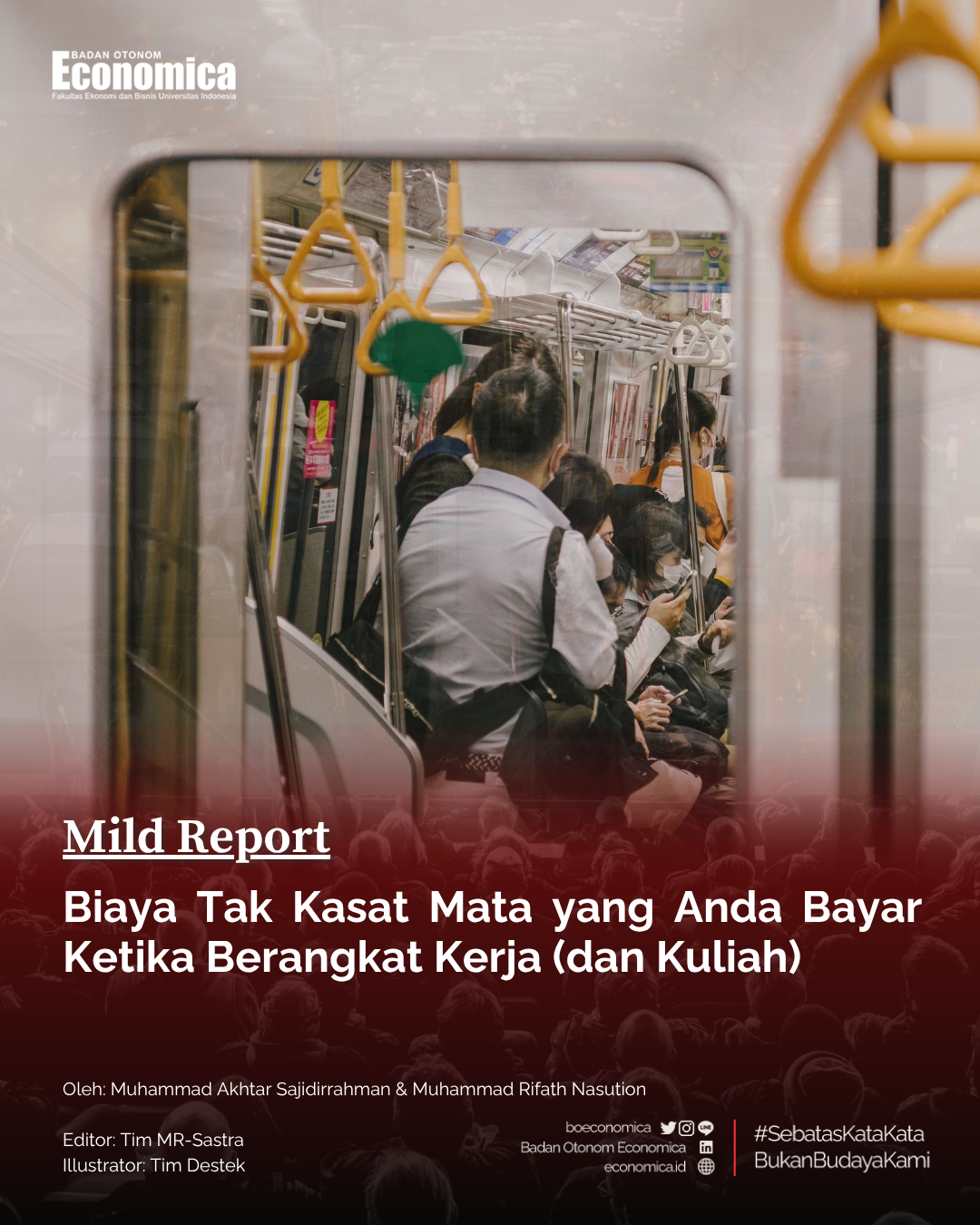 Biaya Tak Kasat Mata yang Anda Bayar Ketika Berangkat Kerja (dan Kuliah)