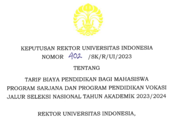 Kontroversi Perubahan Sistem BOP Mahasiswa Baru 2023: Dinilai Minim Partisipasi Mahasiswa UI?