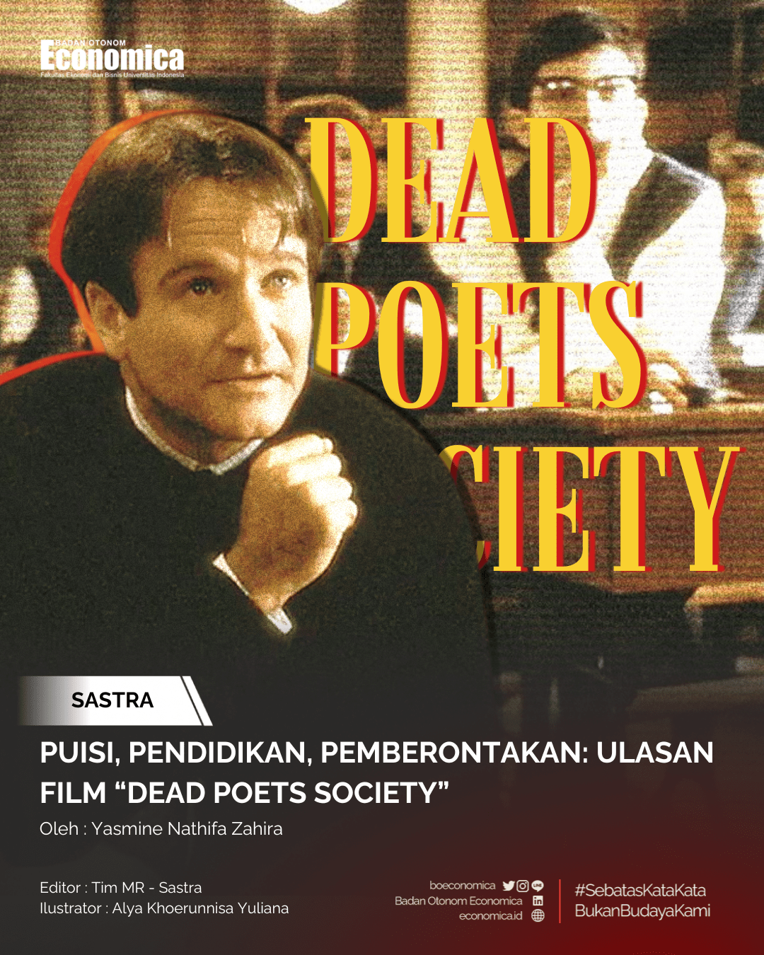 Puisi, Pendidikan, Pemberontakan: Ulasan Film “Dead Poets Society”