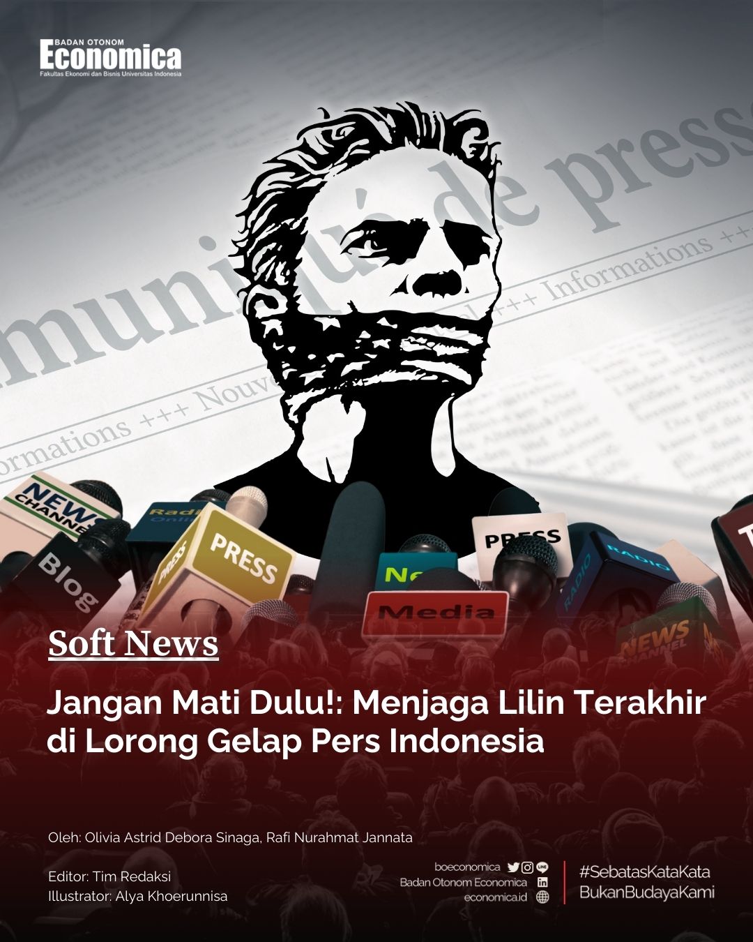 Jangan Mati Dulu!: Menjaga Lilin Terakhir di Lorong Gelap Pers Indonesia