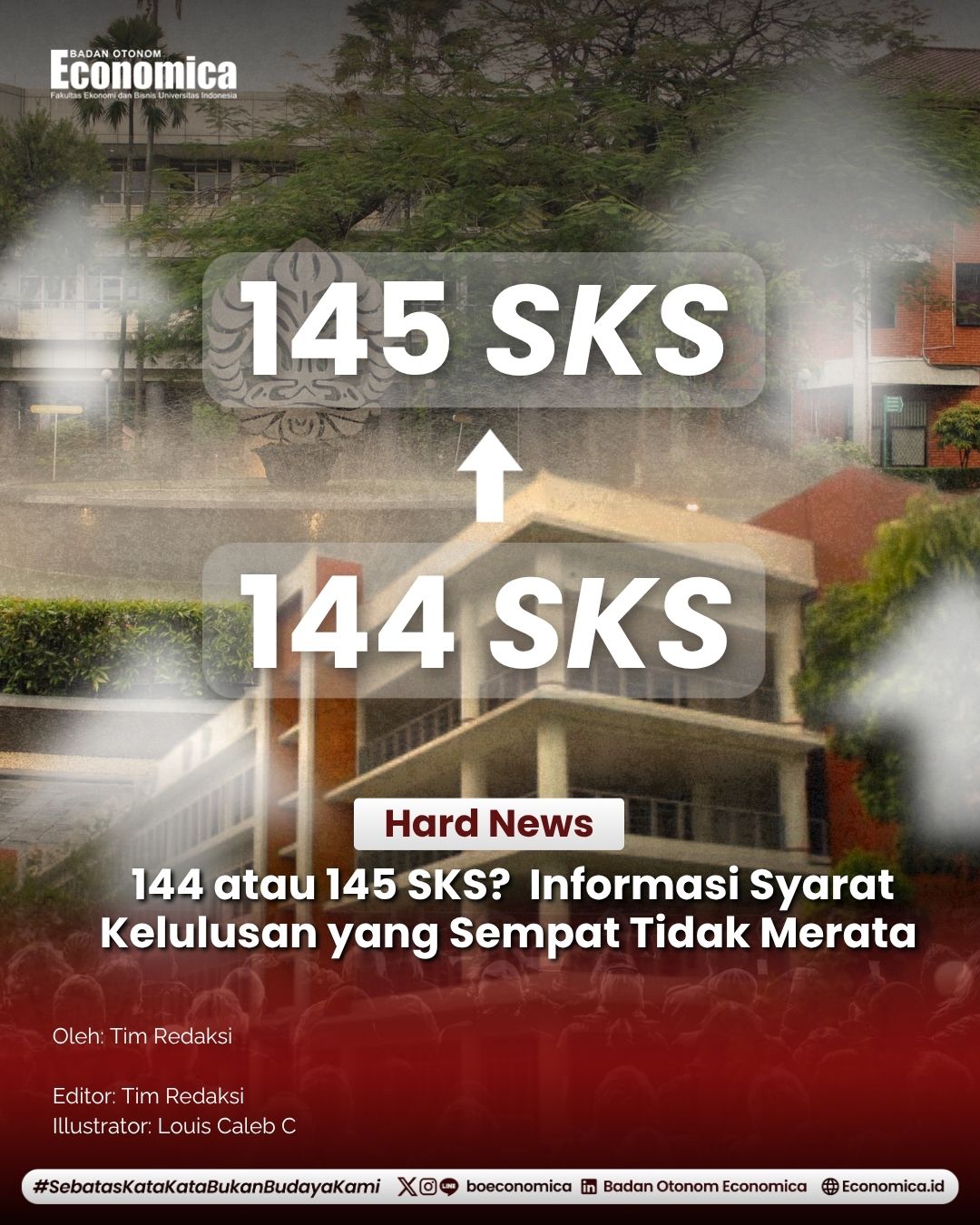 144 atau 145 SKS? Informasi Syarat Kelulusan yang Sempat Tidak Merata