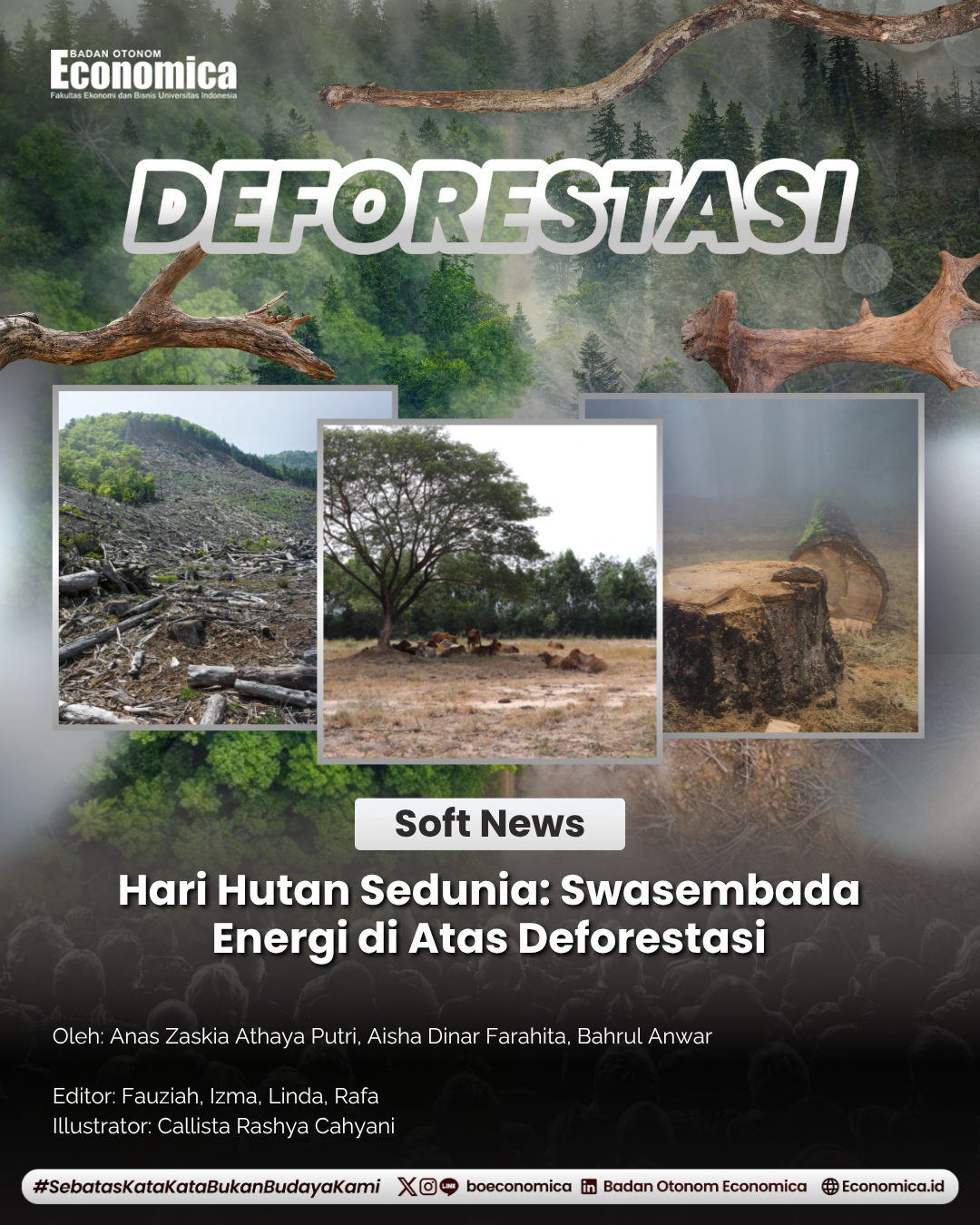 Hari Hutan Sedunia: Swasembada Energi di Atas Deforestasi