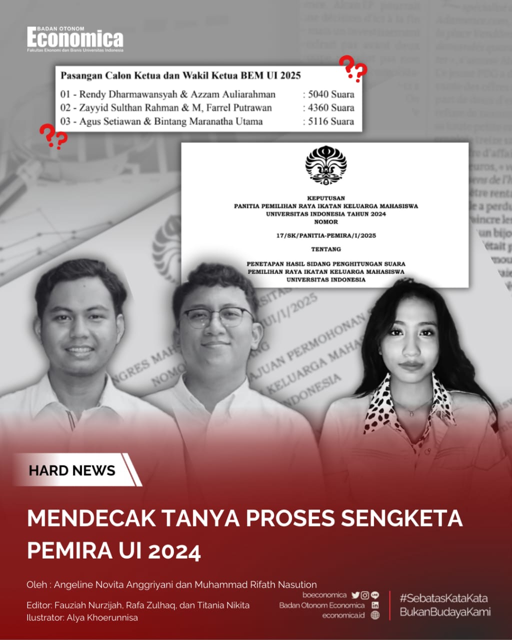 Mendecak Tanya Proses Sengketa Pemira UI 2024