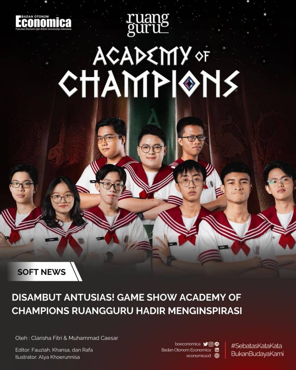 Disambut Antusias! Game Show Academy of Champions Ruangguru Hadir Mengisnpirasi