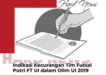 Indikasi Kecurangan Tim Futsal Putri FT UI dalam Olim UI 2019
